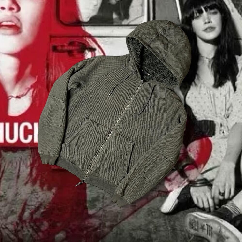 John-varvatos Men's Green and Khaki Jacket